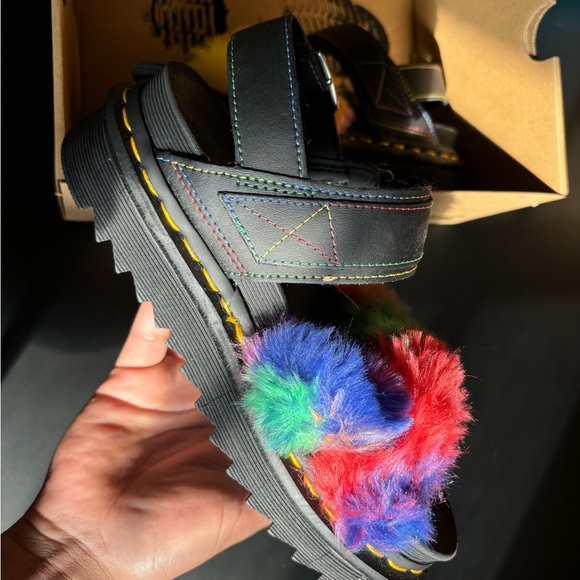 Dr Martens Voss 2 Fluffy Y2K Women’s Size 5 - Picture 4 of 9